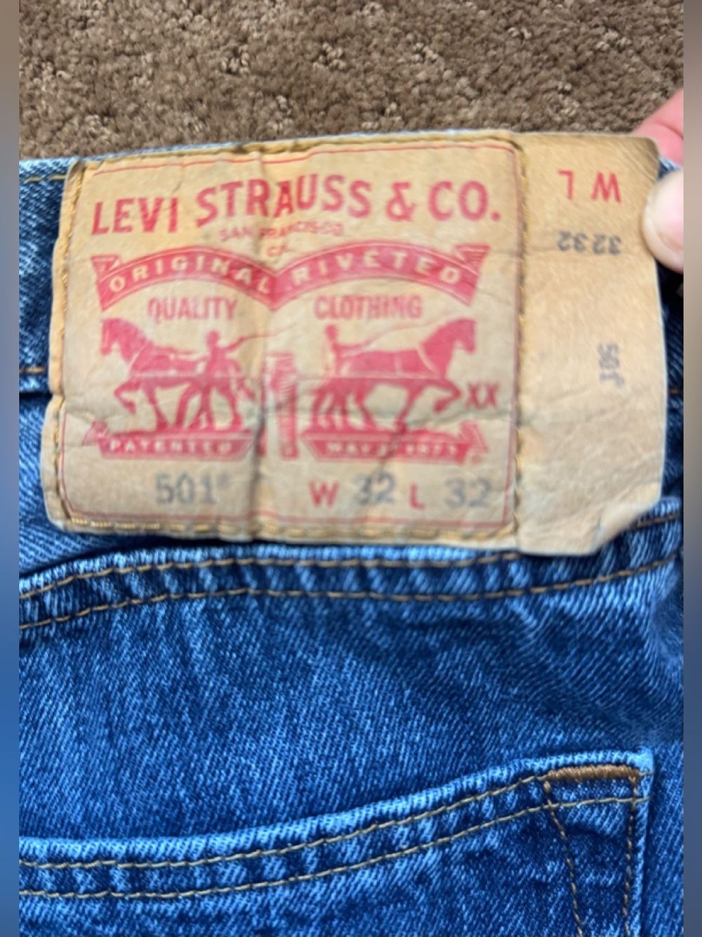 501 Levi’s men’s jeans - Picture 8 of 10